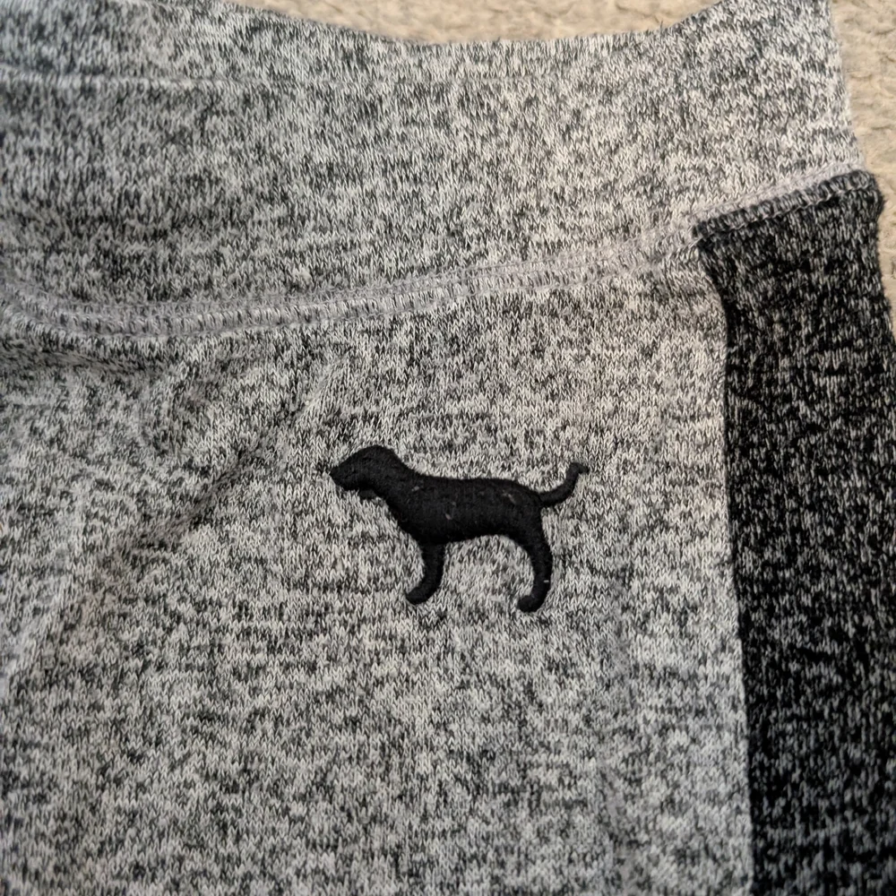 3 For $18 PINK Victoria's Secret Gray Joggers with Black Stripe - Picture 3 of 7